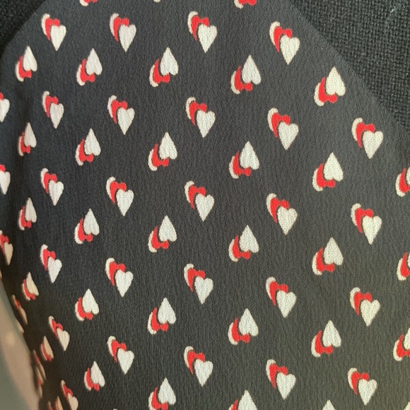 NWT COLLECTIVE CONCEPTS TEARED SUNDRESS HEARTS PATERN SZ.S - Picture 4 of 10